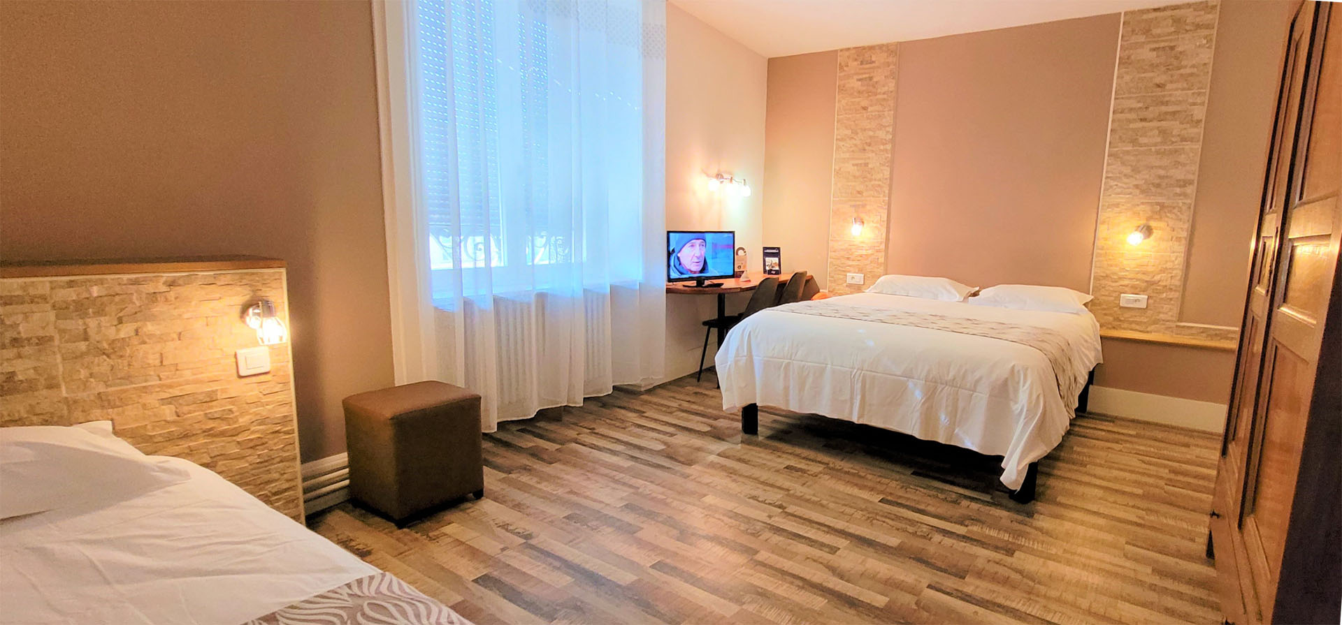 Chambre du Nouvel Hôtel à Lons de Saunier