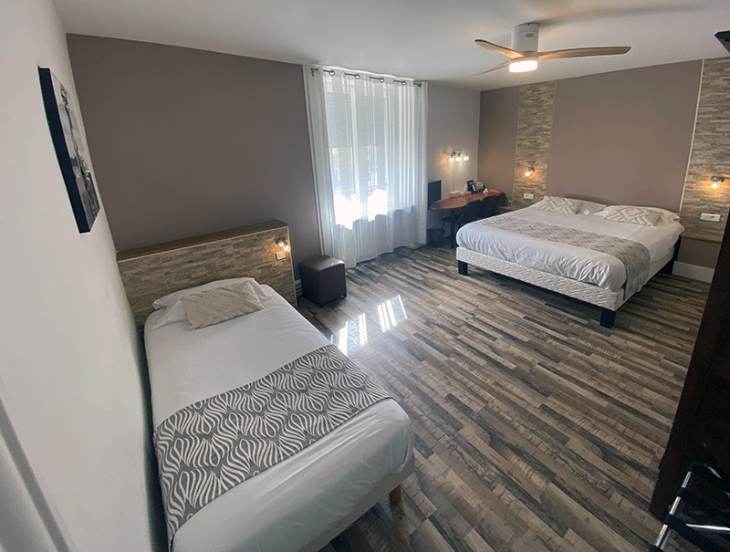 Chambre du Nouvel H&ocirc;tel &agrave; Lons de Saunier