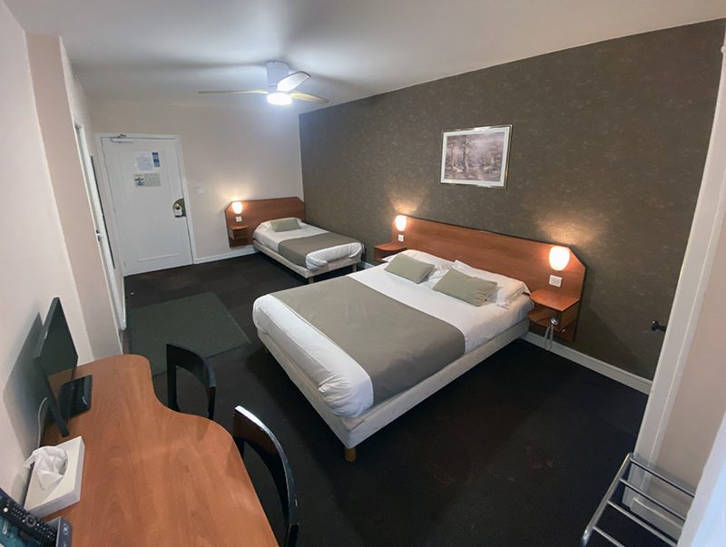 Chambre du Nouvel H&ocirc;tel &agrave; Lons de Saunier