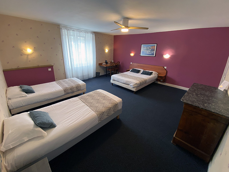 Chambre du Nouvel H&ocirc;tel &agrave; Lons de Saunier