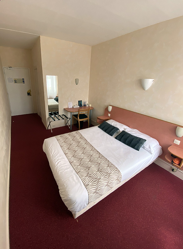 Chambre du Nouvel H&ocirc;tel &agrave; Lons de Saunier