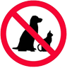 Les animaux ne sont pas admis